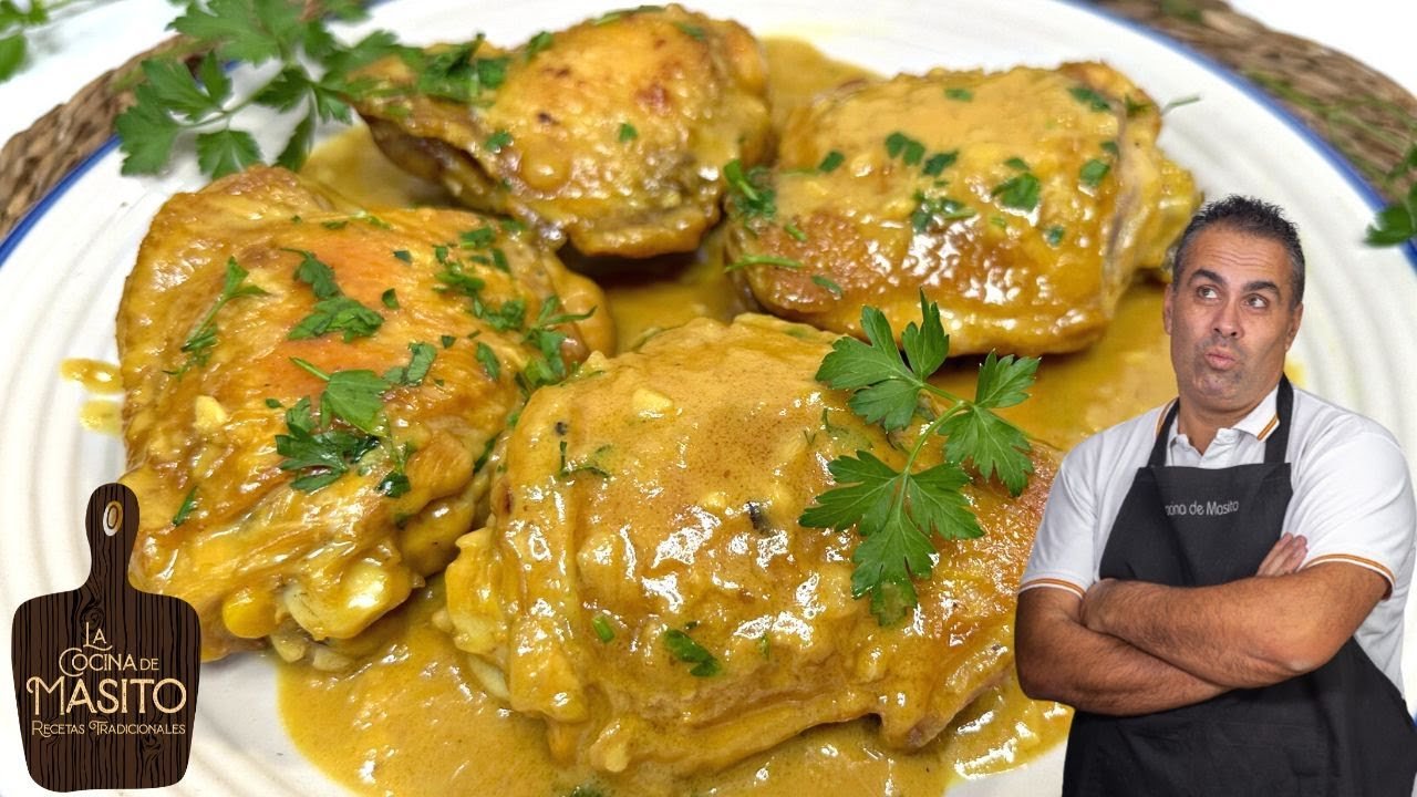 Receta de Pollo a la mostaza Dijon