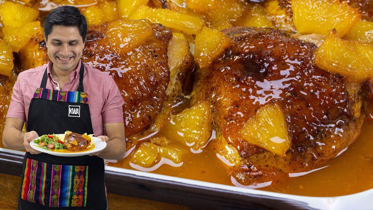 Receta de Pollo a la piña