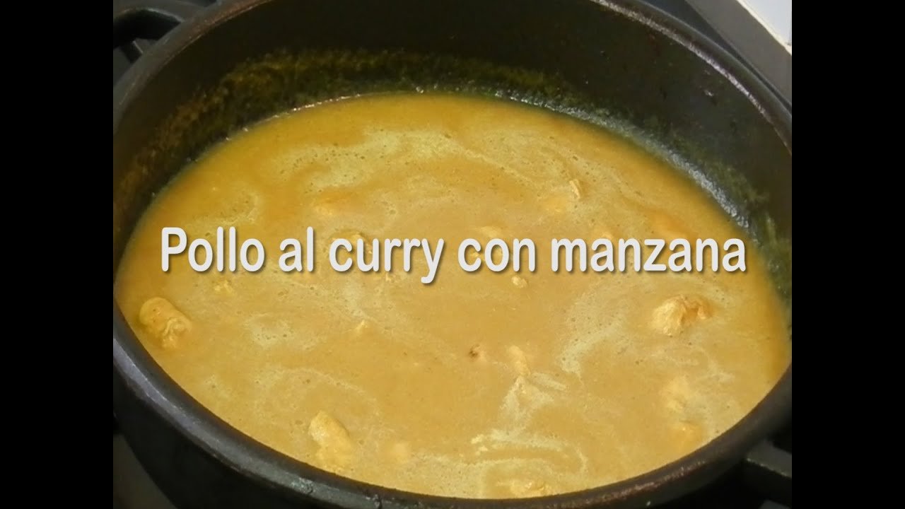 Receta de Pollo al curry con manzana