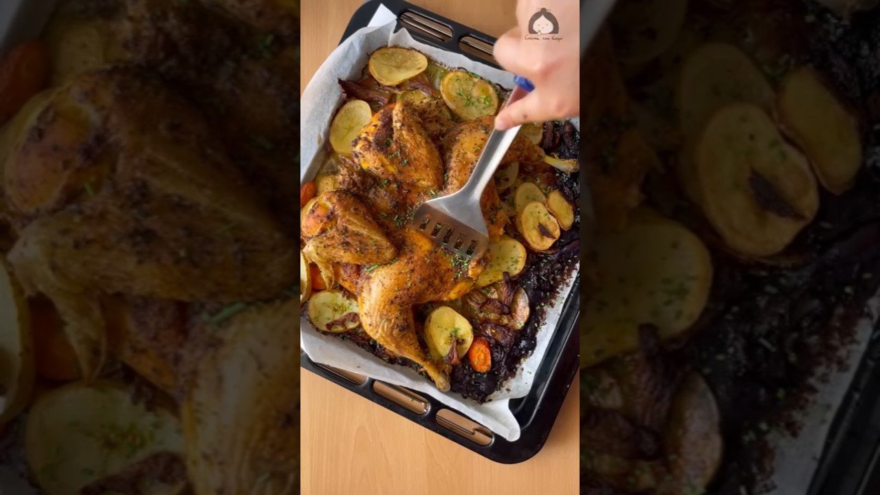 Receta de Pollo al horno bajo en calorias