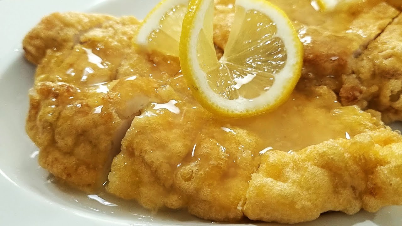 Receta de Pollo al limón chino rebozado