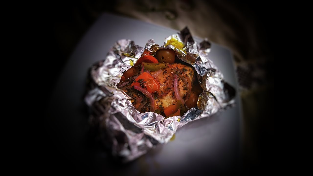 Receta de Pollo al papillote