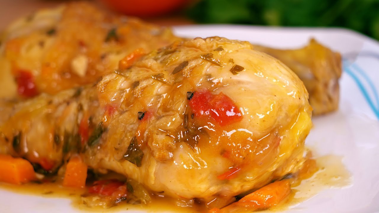 Receta de Pollo con hogao