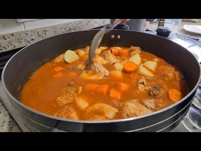 Receta de Pollo con jugo V8