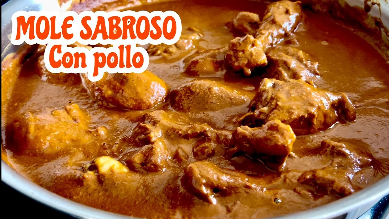 Receta de Pollo con mole