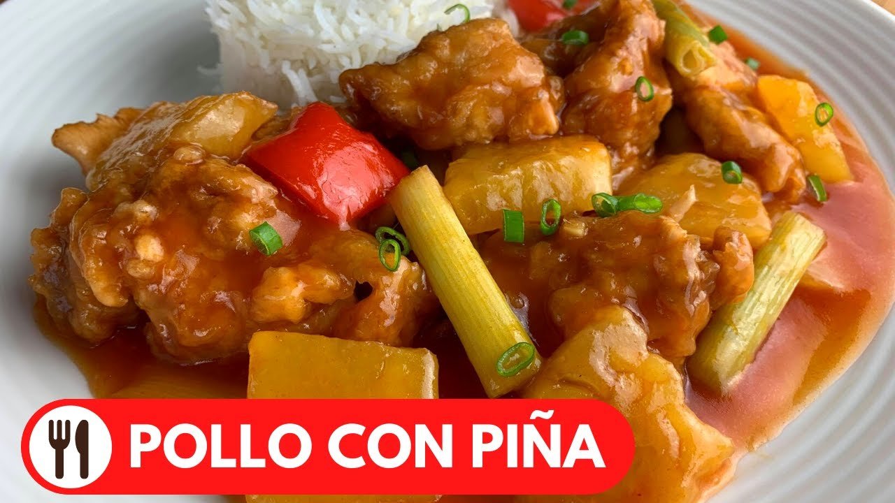 Receta de Pollo con piña chifa
