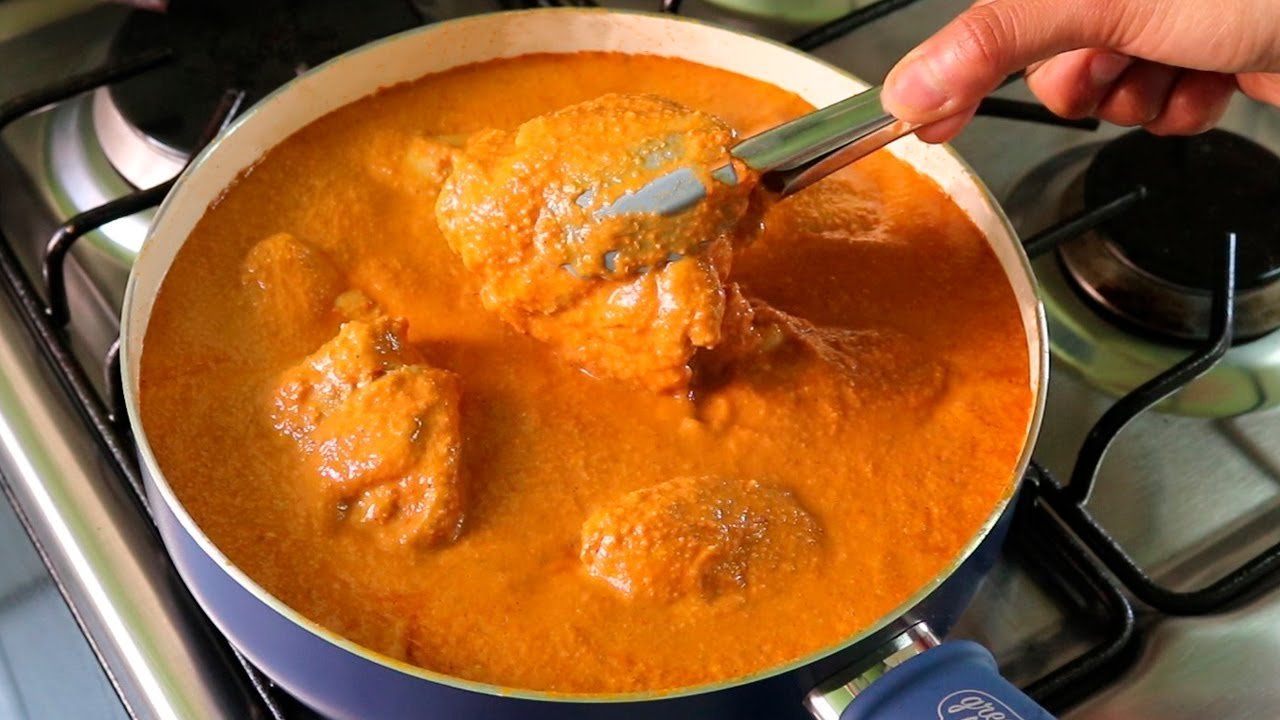 Receta de Pollo con salsa de cacahuete