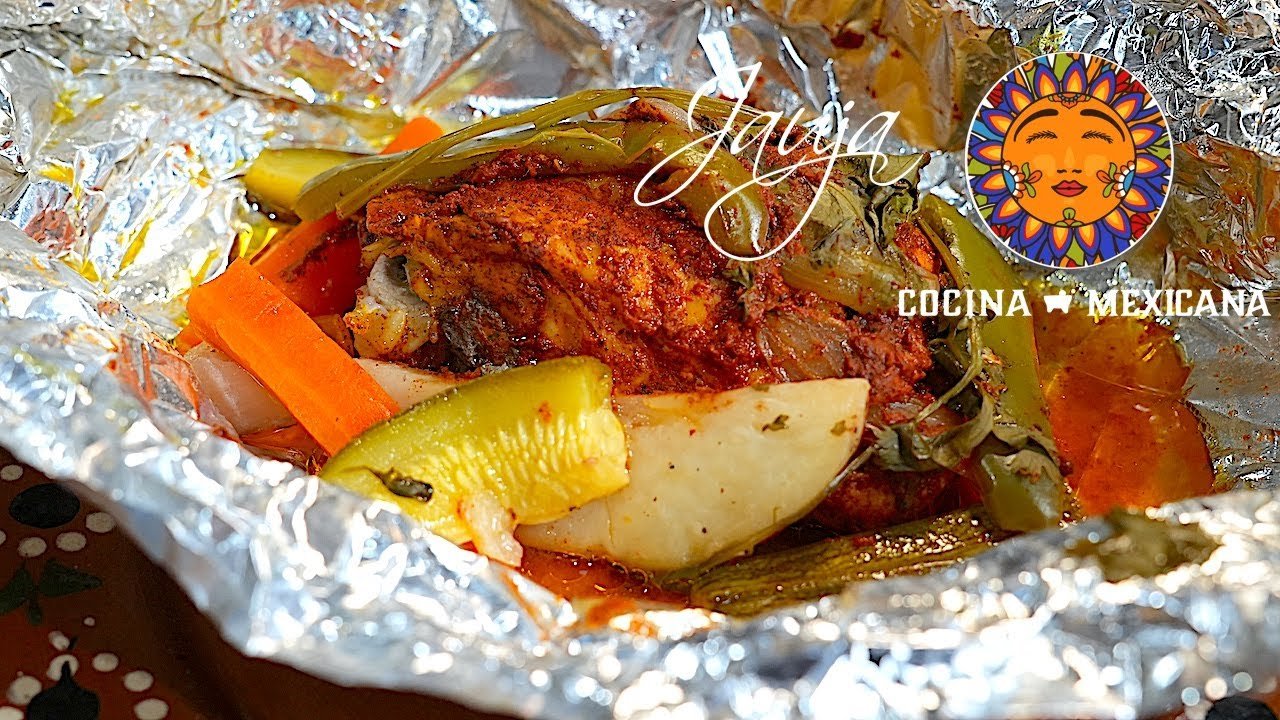 Receta de Pollo en achiote al vapor