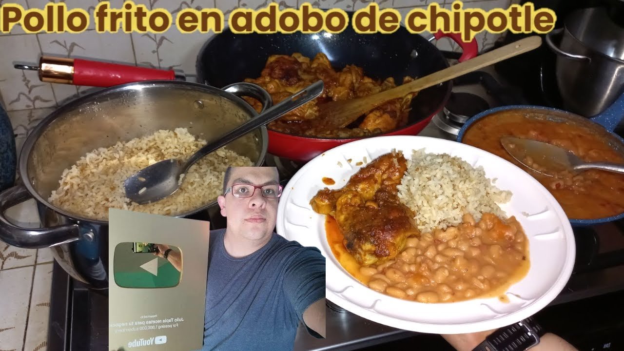 Receta de Pollo en adobo de chipotle