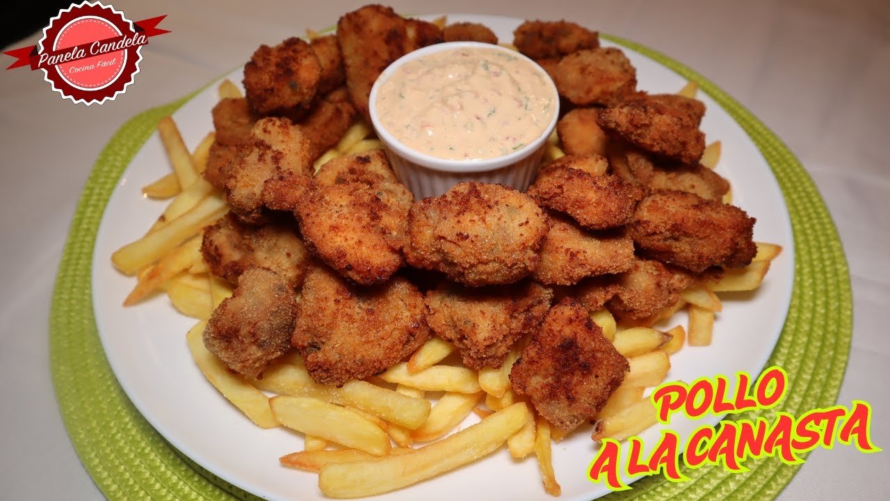 Receta de Pollo en canasta