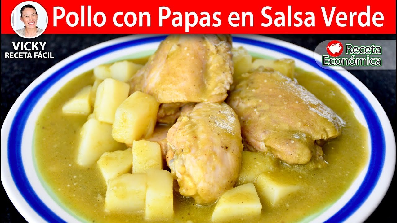 Receta de Pollo en salsa verde