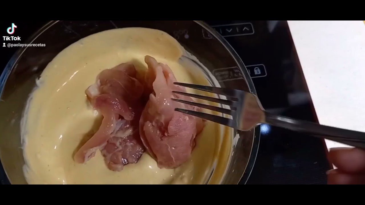 Receta de Pollo frito con mayonesa