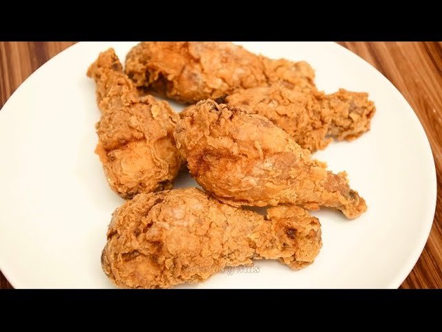 Receta de Pollo frito crujiente