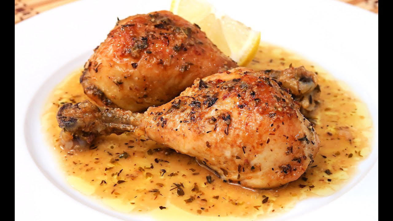 Receta de Pollo marinado al limón