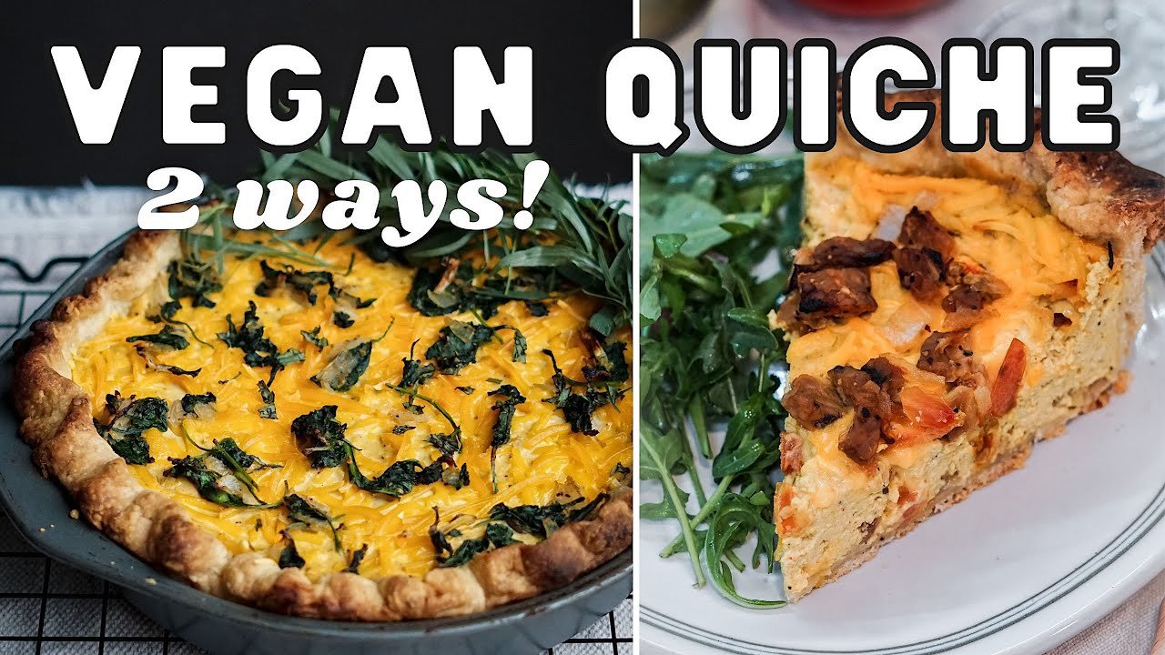 Receta de Quiche Lorraine vegana