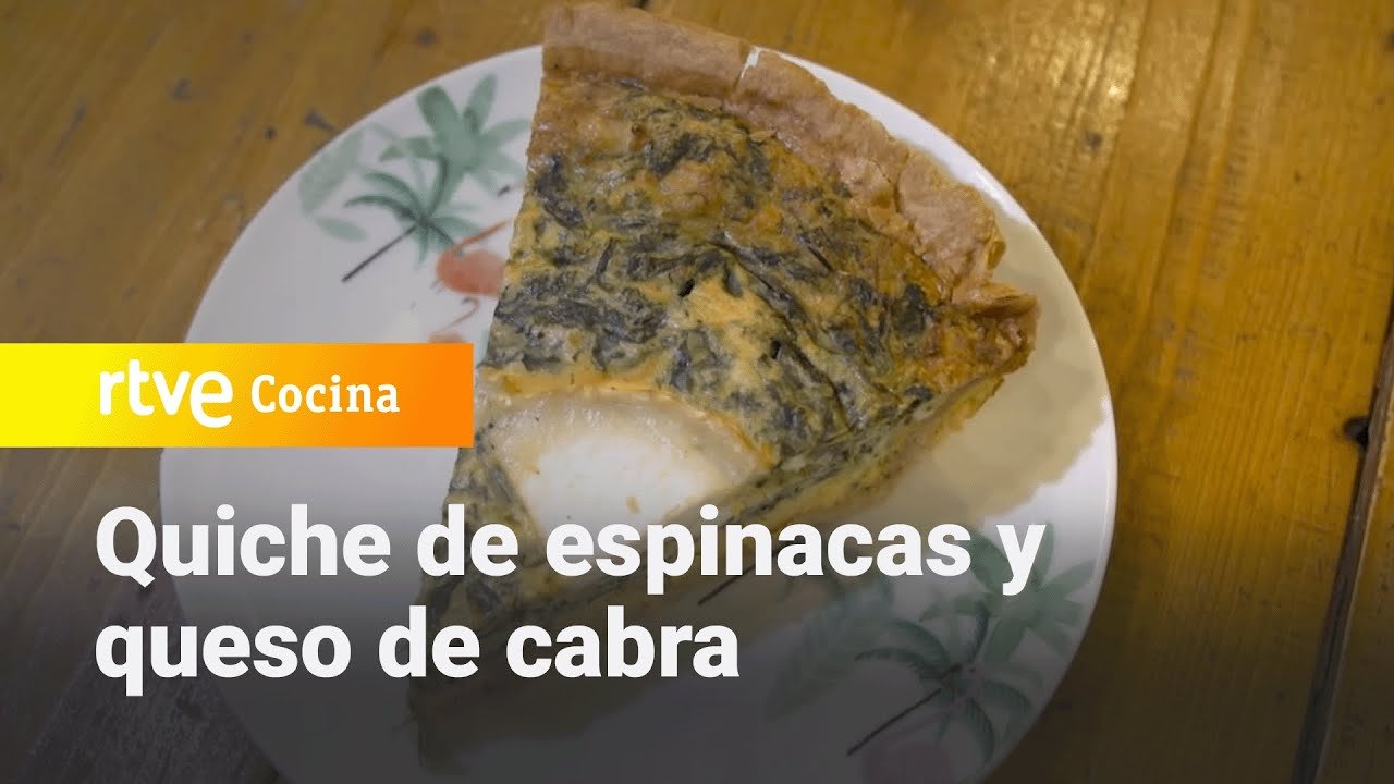 Receta de Quiche de espinacas y queso de cabra
