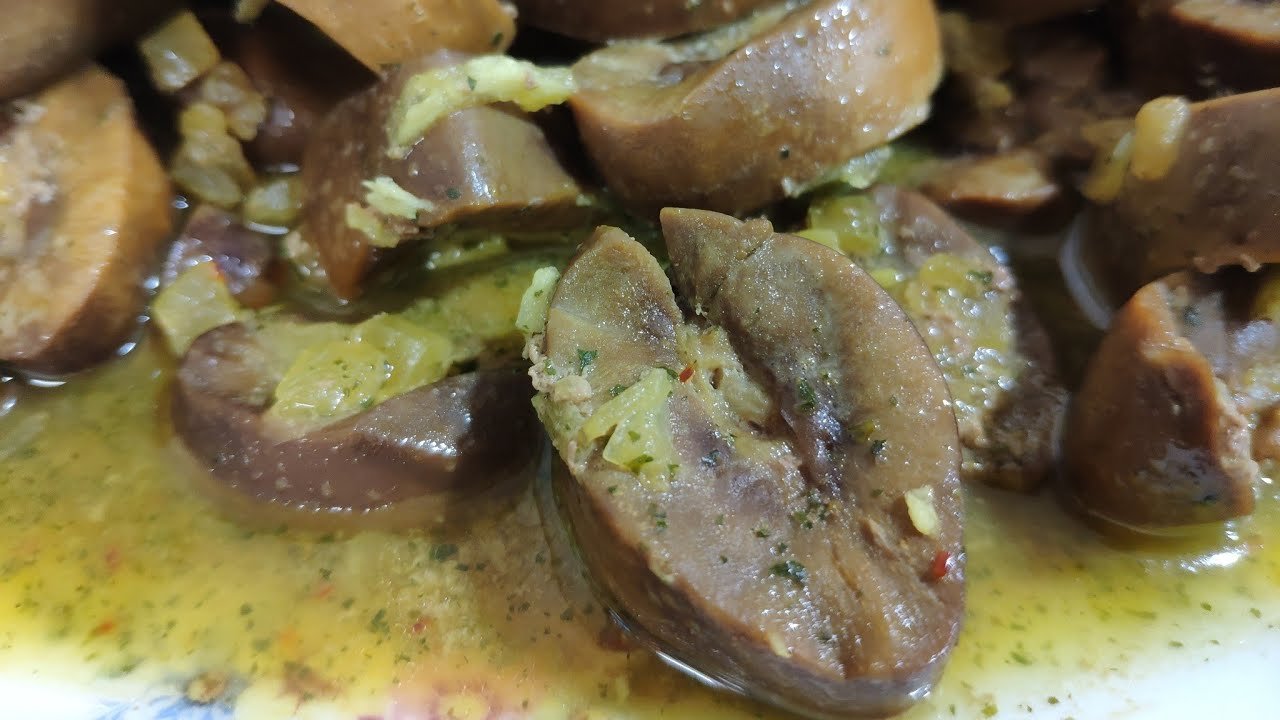 Receta de Riñones de cerdo al ajillo