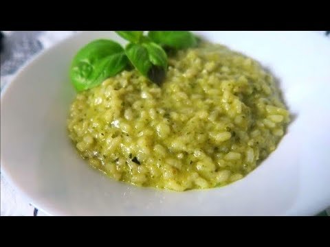 Receta de Risotto al pesto