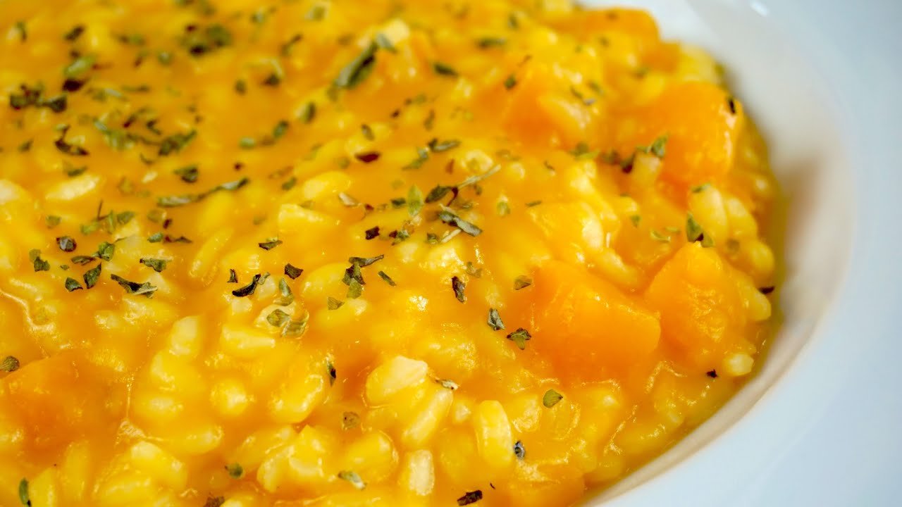 Receta de Risotto de calabaza