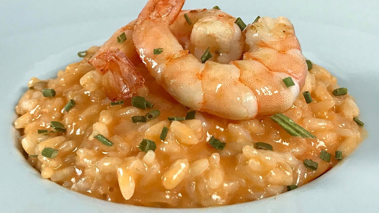 Receta de Risotto de langostinos