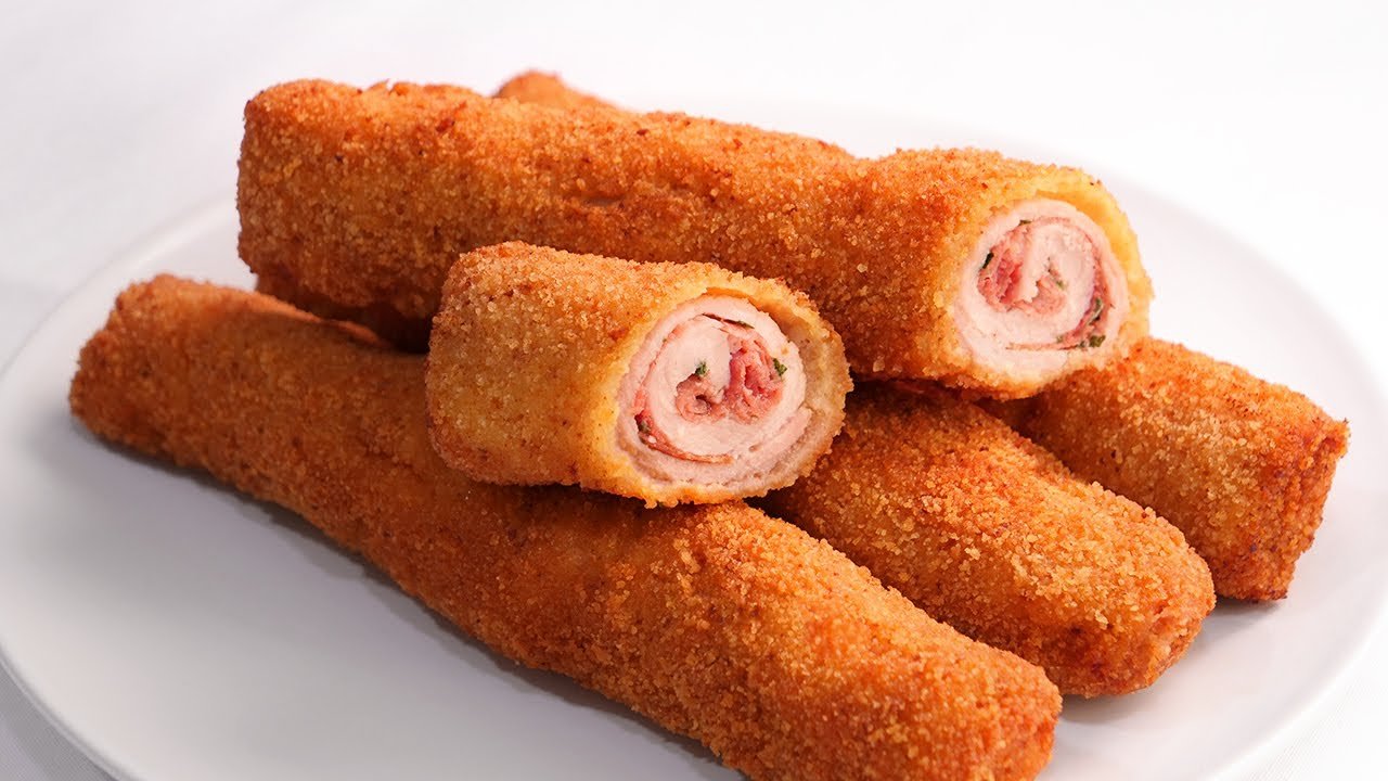 Receta de Rollitos de lomo con queso