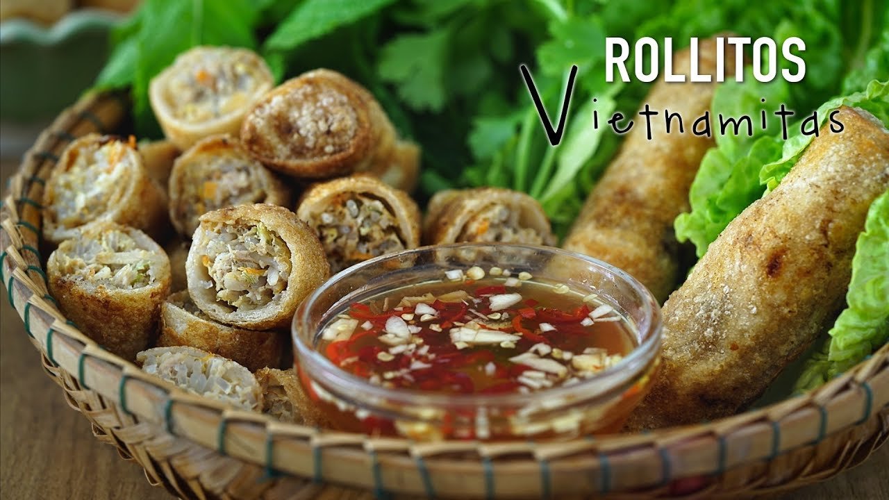 Receta de Rollitos nems vietnamitas