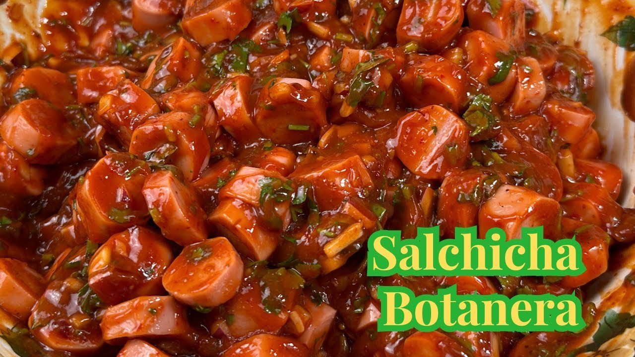 Receta de Salchichas con catsup y valentina