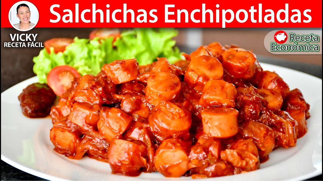 Receta de Salchichas enchipotladas