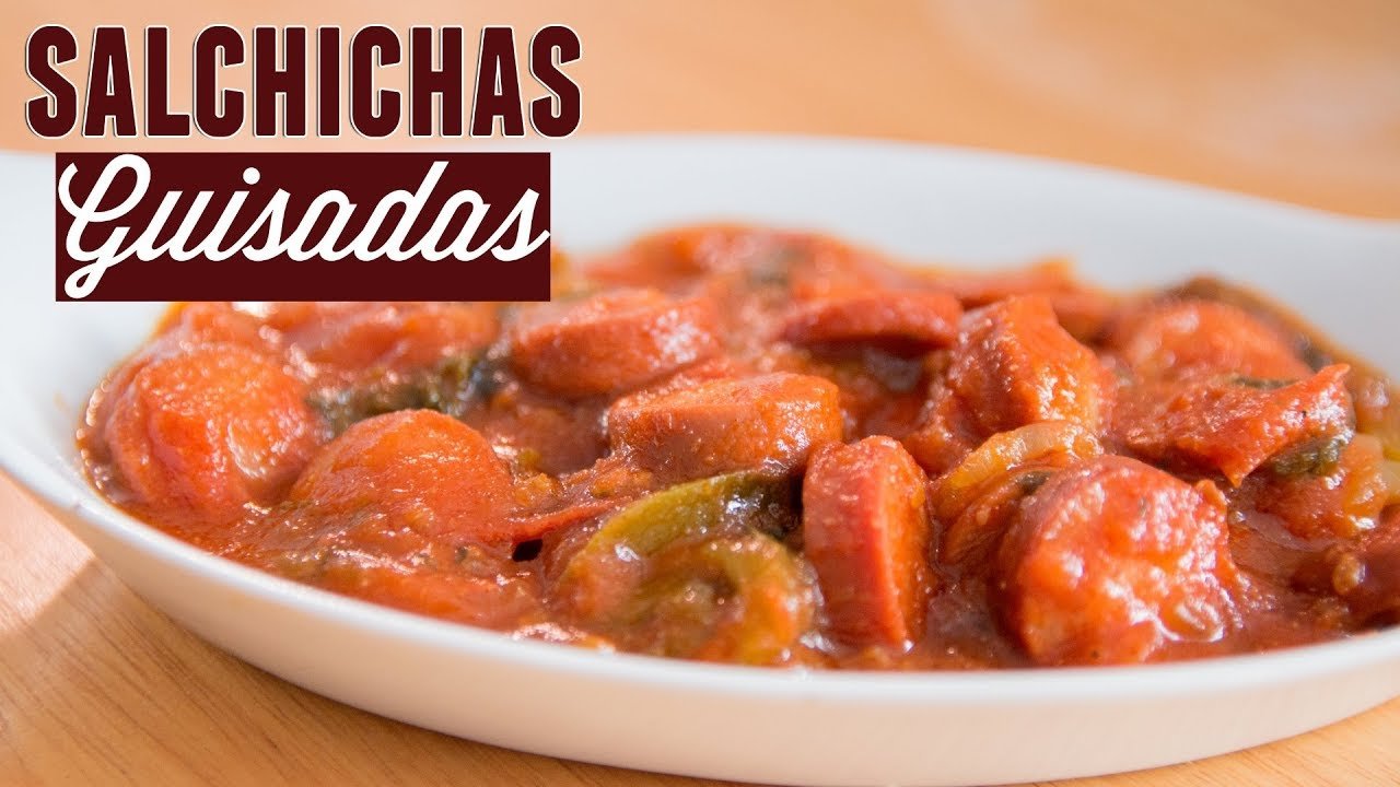 Receta de Salchichas guisadas con tomate