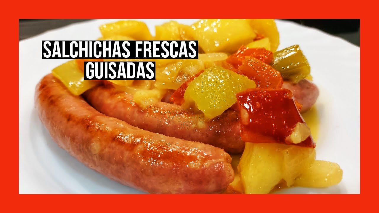 Receta de Salchichas guisadas con verduras
