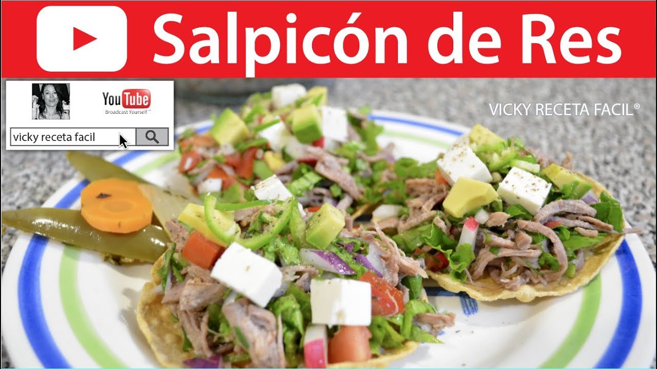 Receta de Salpicón de res