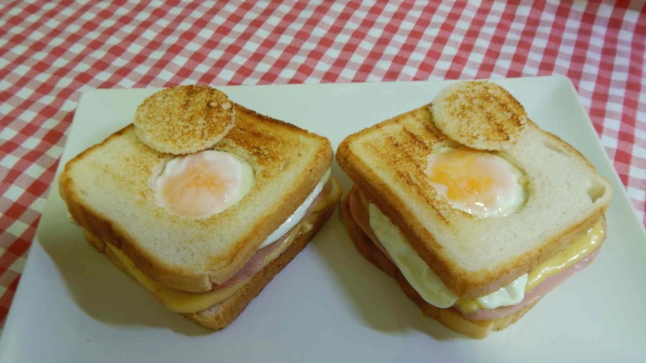 Receta de Sándwich con huevo en medio