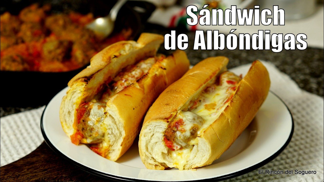 Receta de Sándwich de albóndigas