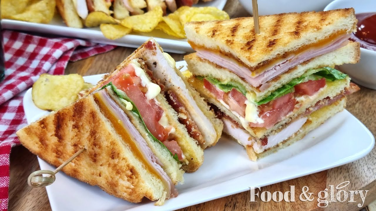 Receta de Sándwich de pollo con queso