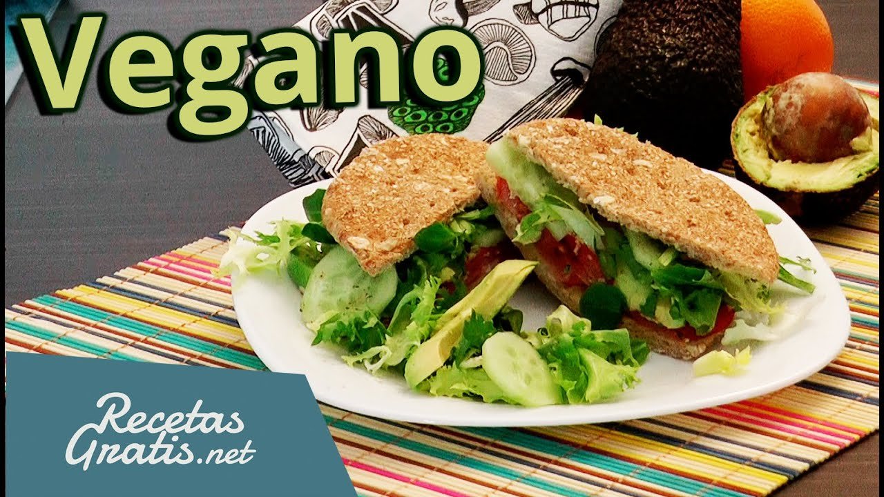 Receta de Sándwich vegano de aguacate