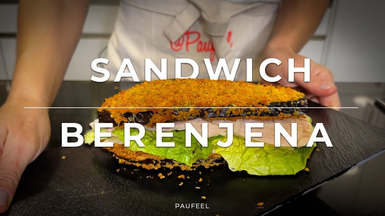 Receta de Sándwich vegetariano de berenjenas