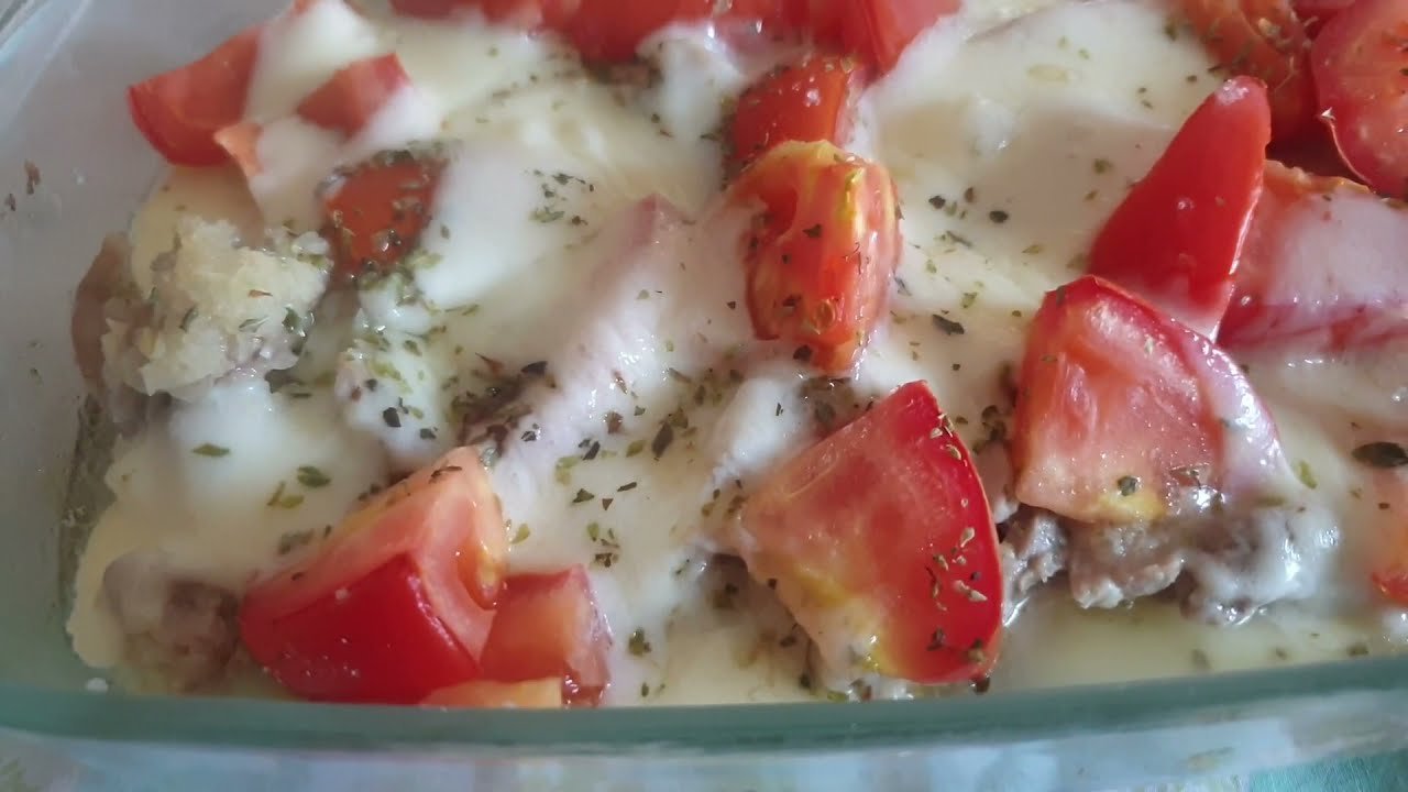Receta de Secreto de cerdo al horno con queso