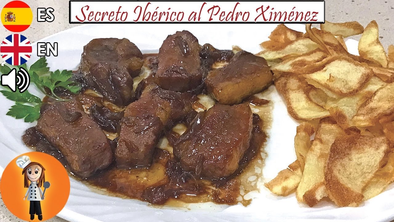 Receta de Secreto ibérico con reducción de Pedro Ximénez