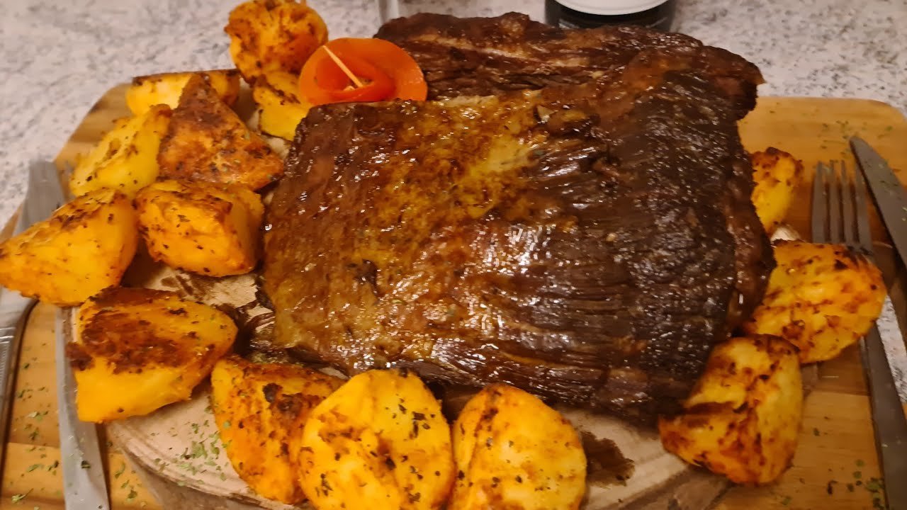 Receta de Sobrebarriga al horno