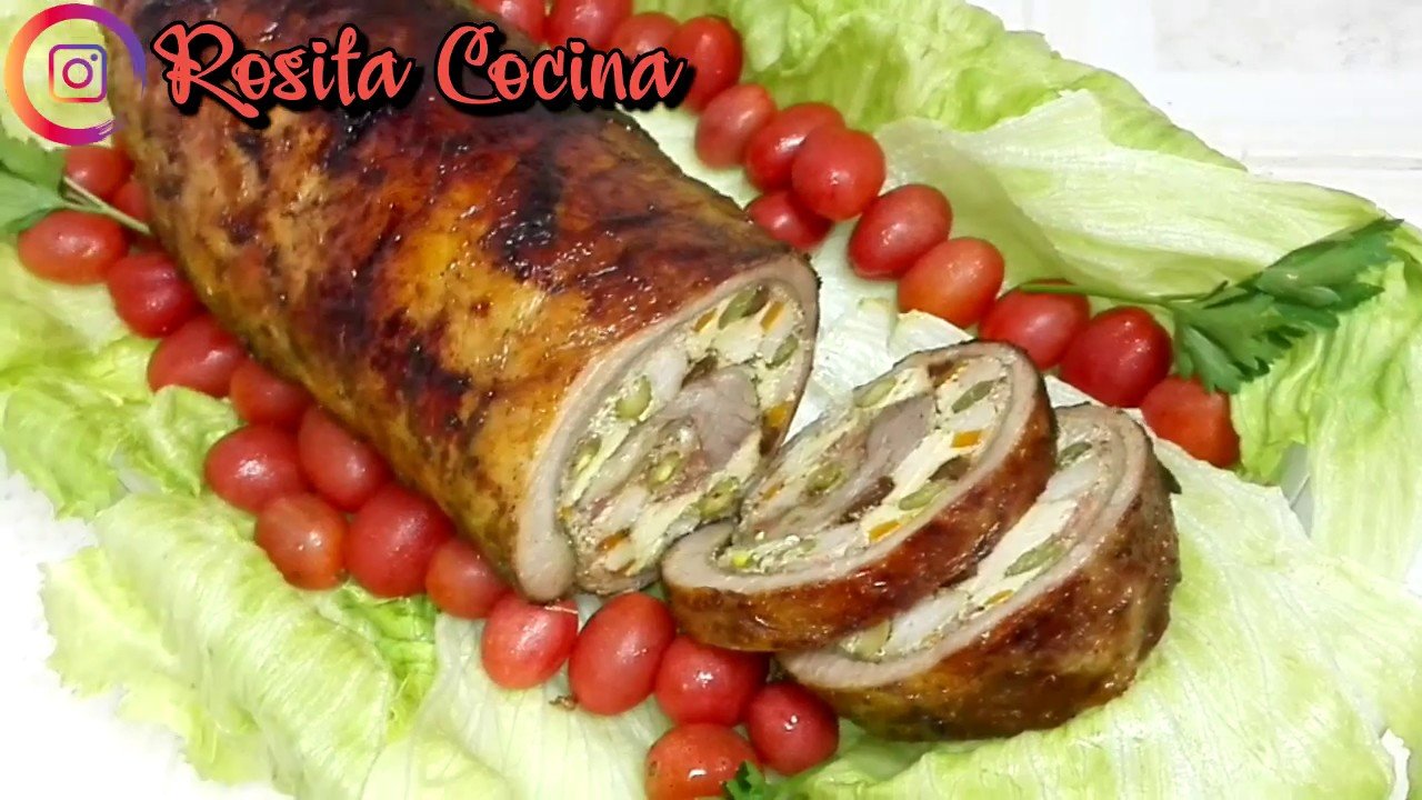 Receta de Sobrebarriga rellena de jamón y queso