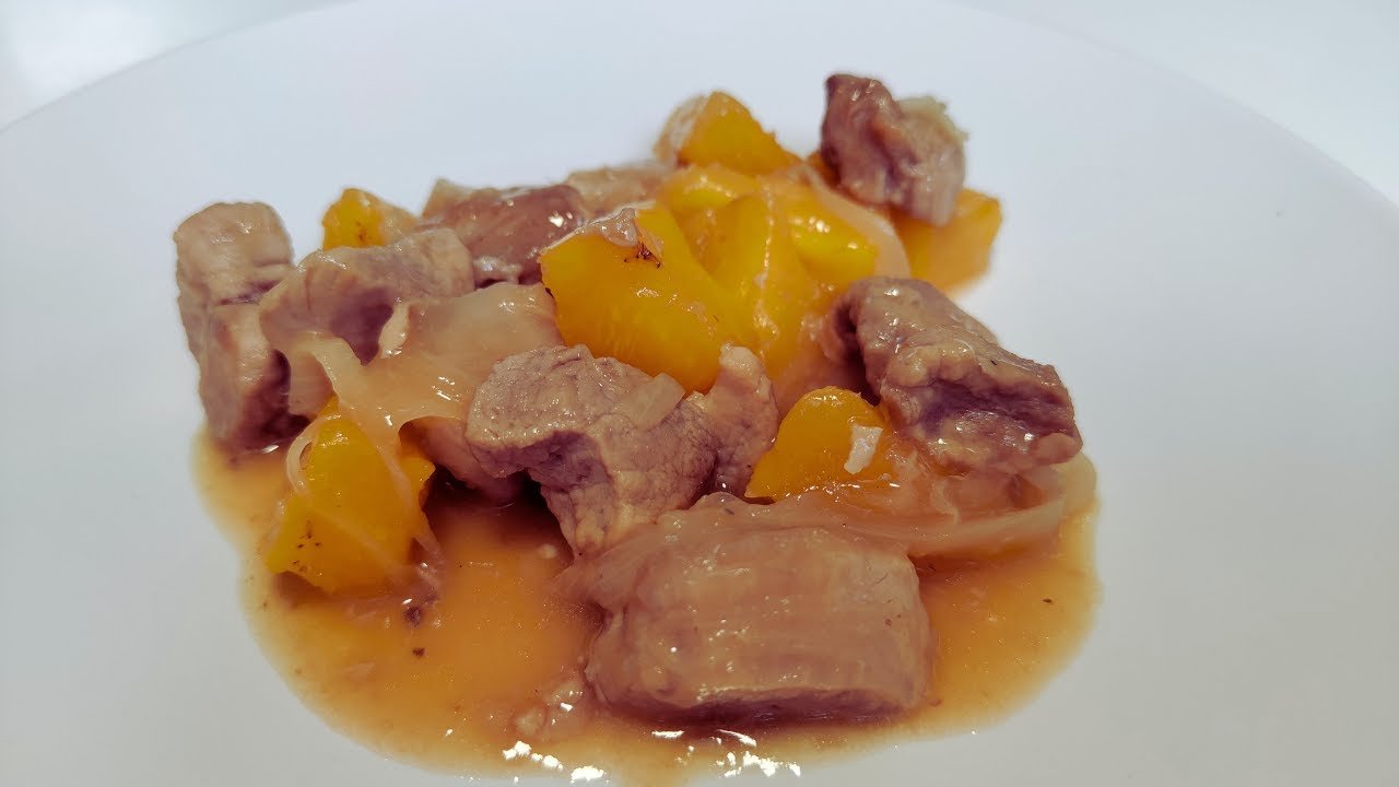 Receta de Solomillo con piña y miel