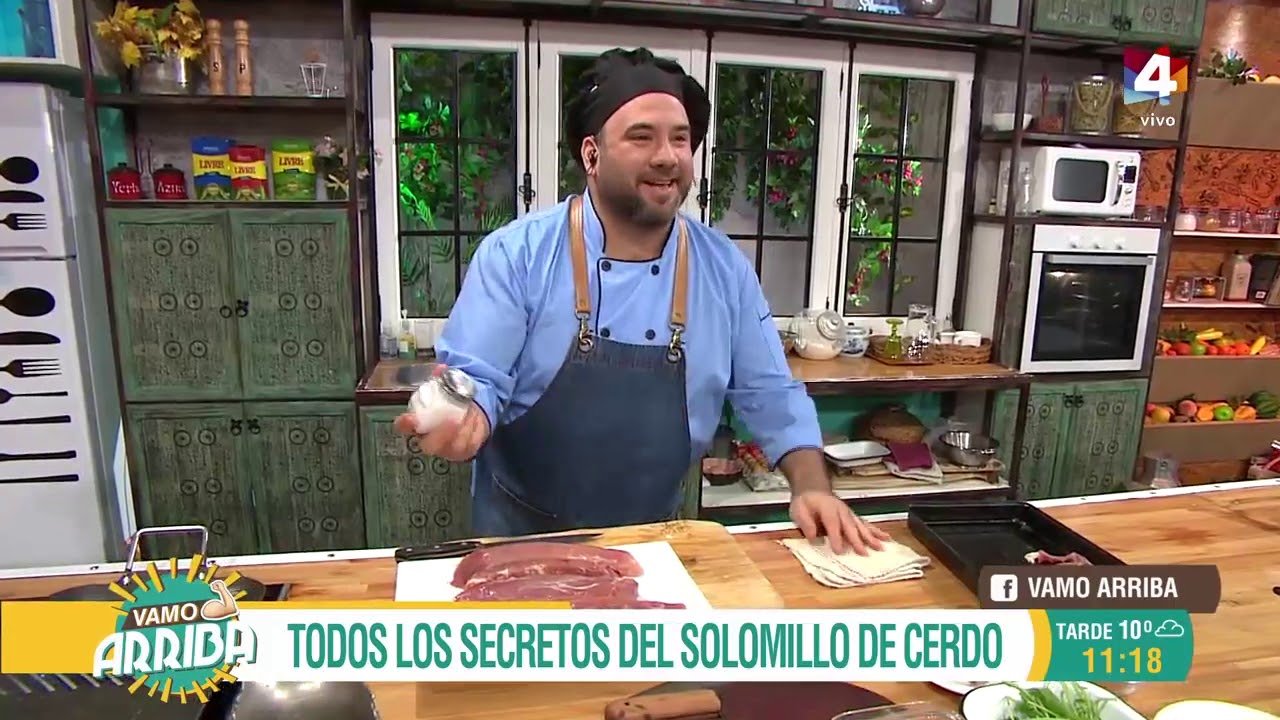 Receta de Solomillo con puré de boniato