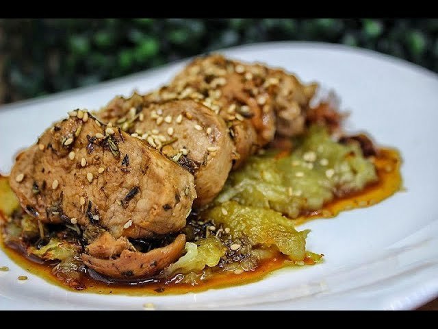 Receta de Solomillo de cerdo agridulce