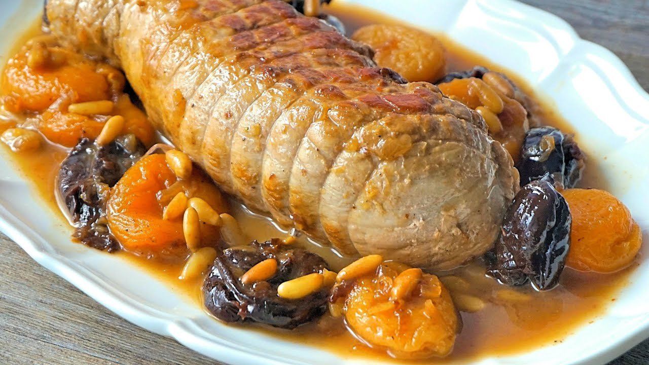 Receta de Solomillo de cerdo en salsa de ciruelas