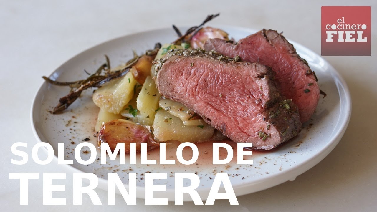 Receta de Solomillo de res al horno con chimichurri