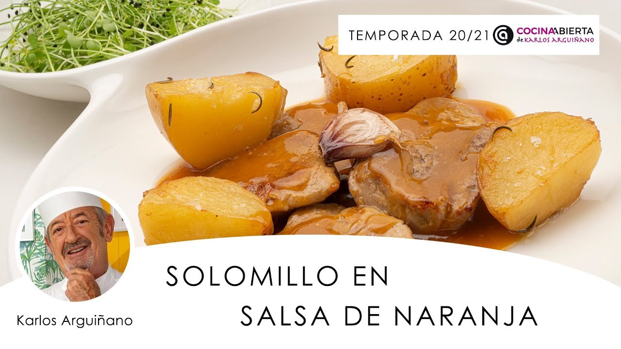 Receta de Solomillo de ternera con salsa de naranja