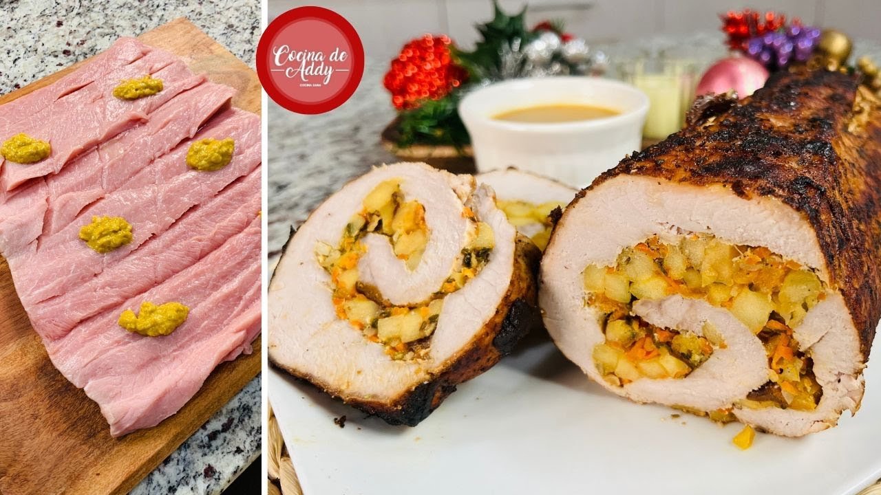 Receta de Solomillo relleno de manzana