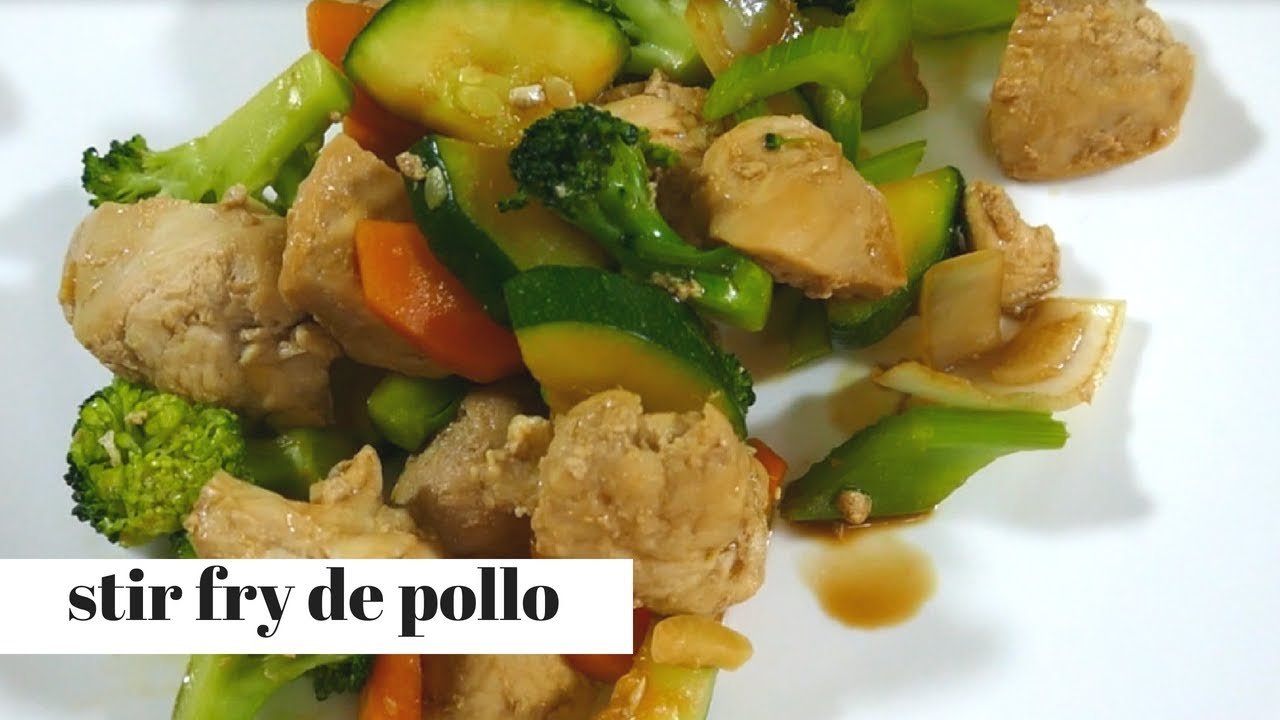 Receta de Stir fry de pollo