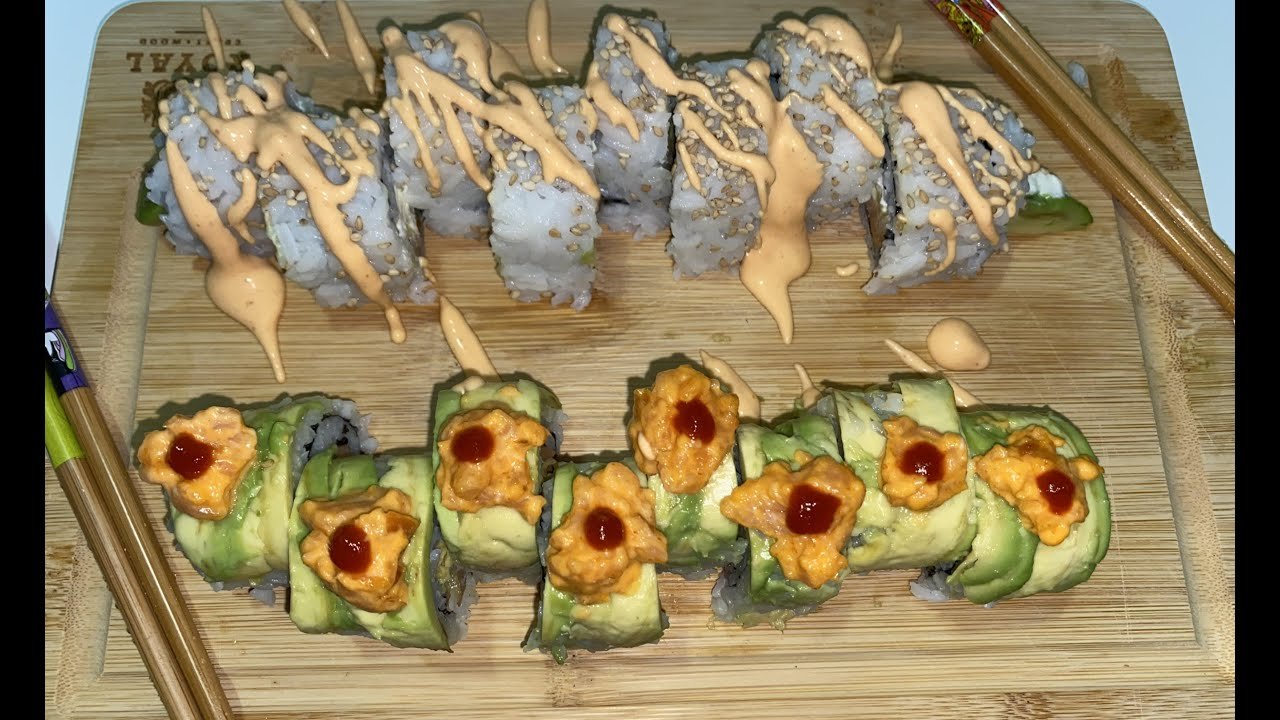 Receta de Sushi con salmón ahumado