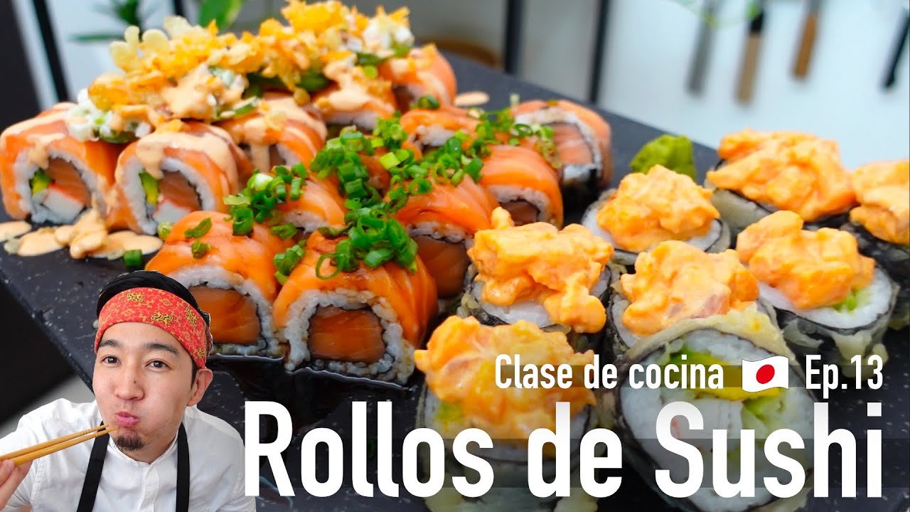 Receta de Sushi de salmón y Philadelphia
